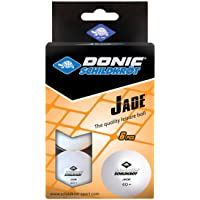 Donic-Schildkröt Pelotas de Tenis de Mesa Jade- Calidad Poly 40+- Paquete con 6 unidades